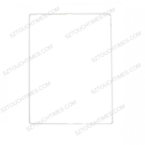 Free shipping 10 PCS/Lot LCD Frame Front Housing Bezel Frame with Adhesive Sticker for iPad 2 (White/Black)