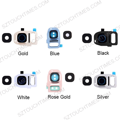 OEM Camera Lens Cover with Glass Lens for Galaxy S7 Edge / G935 (Silver/White/Black/Gold/Rose Gold/Blue)