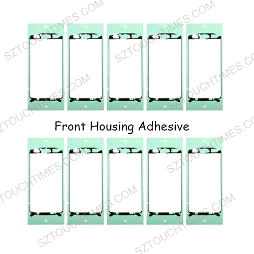 Free Shipping 10 PCS / LOT LCD Front Housing Frame Adhesive Sticker for Galaxy S6 Edge G925