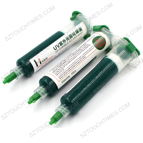 3pcs/lot Solder Mask UV Curable Paint 10g for Green PCB Green oil pen Circuit board to protect paint