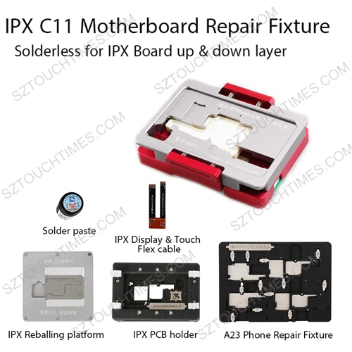 MJ C11 for iPhone X Main Board Function Testing Fixture for Welding Upper and Lower motherboard Tester Fixture Tool