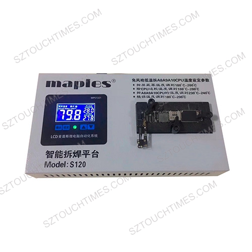 Maples S120 Intelligent Desoldering Station for iPhone CPU BGA NAND Chip A8 A9 A10 with Low Temperature No Need Hot Air Gun