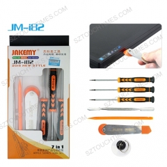 JAKEMY JM-I82 7 in 1 Disassemble Metal spudger opening tools set screwdriver kit for iphone 5/5s/6/6s/ipad repair tools