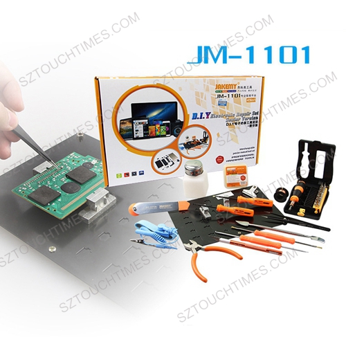 JAKEMY JM-1101 49 in 1 DIY Electronic Repair Tools Set Screwdriver Pliers Platform Board For Mobile Phone Computer Hand Tools