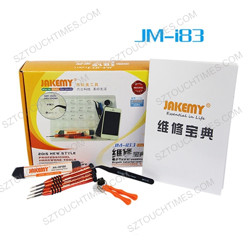JAKEMY JM-I83 12 in 1 Prying Opening Tool Kit with screwdriver set repair mobile phone repair tool for iphone sumsung Tablet MP4