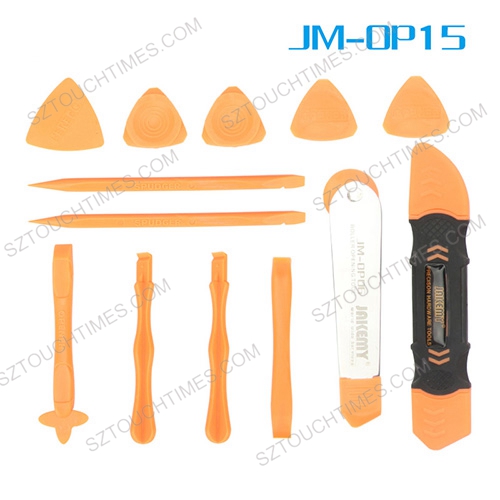 JAKEMY JM-OP15 13 in 1 Disassembly Tools Set Pry Spudger Roller Opening Tool for iPhone 7 6 5 iPad Tablet Repair