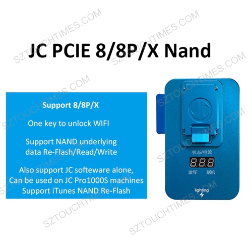 New JC Pro1000S Multi-Function NAND Programmer PCIE NAND Read Write Module For iPhone 8 8P X Repair Tool