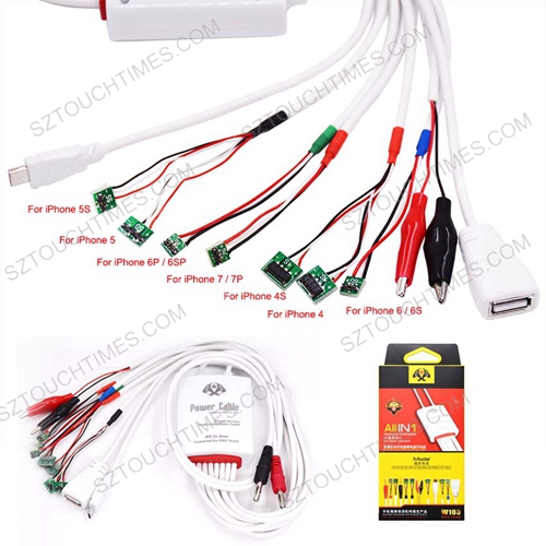 Professional Power Supply Current Test Cable Battery Activation Charge Board for iPhone X 8P 8 7 7P 6SP 6S 6P 6 5 5S 4