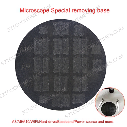 Hot Sale removing glue base microscope resistant groove for iphone A8 A9 A10 IC CHIP High temperature resistance working table