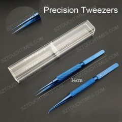 Precision Titanium Alloy Fly line fingerprint Tweezers for Phone copper wire repair clip jumper line 0.02mm