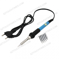 110V / 220V 60W Temperature Adjustable Electrical Soldering Iron Mini Handle Heat Pencil Solder Station With Iron Tips Stand Wire