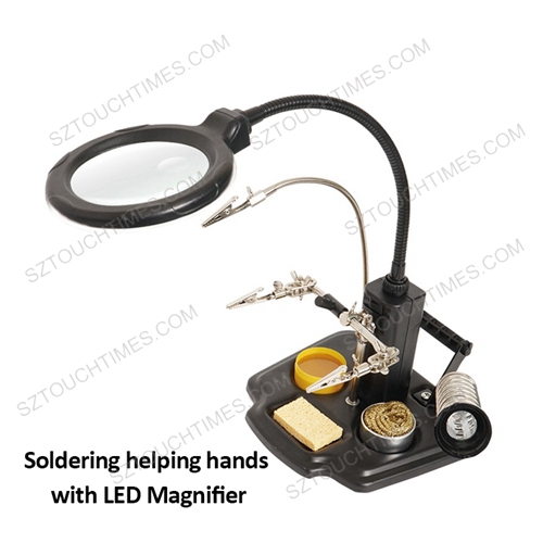 SN-396 Magnifying Glass Magnifier with LED Light For Soldering Solder Welding Tools Repairing DIY RC Toys Remote Control Models