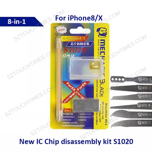 MECHANIC S1020 Cutter Blades Set for Disassembling Prying Scraping Phone CPU Mainboard Chip glue removal Fix Tool