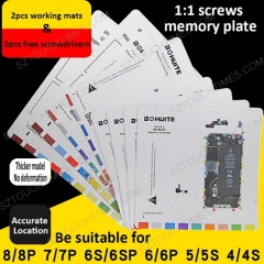 Magnetic Screw Mat For Apple iPhone 6S/6SP/7/7P/8/8P/X Professional LCD Screen Opening repair tool Mat Work Guide pad