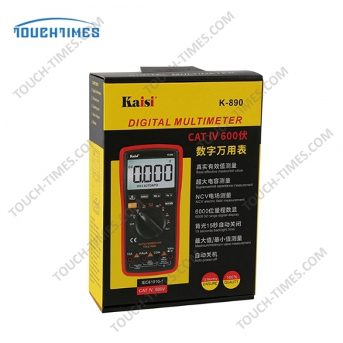 K-890 Professional LCD Digital Multimeter Electrical Handheld Digital Multimeter Tester Multimetro Ammeter Multitester