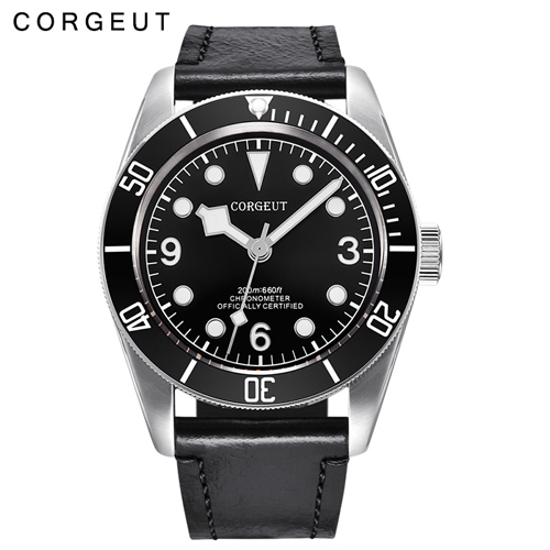 Corgeut 41mm Sapphire Glass Japan miyota Automatic Luminous mens Watch