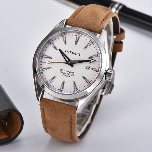 Corgeut Fashion Casual Automatic Watch Japan Miyota movement Luminous Hand