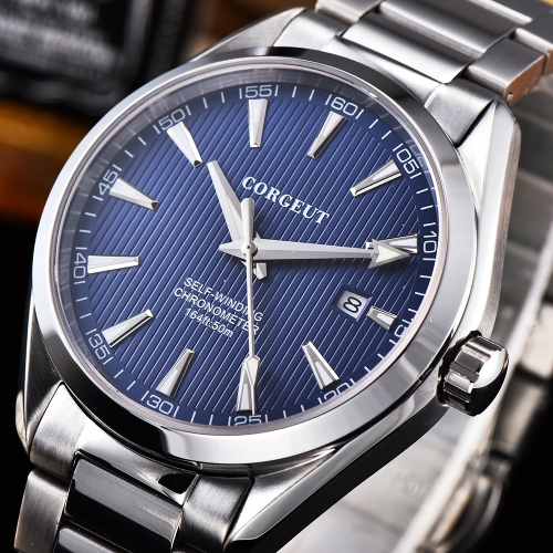 Corgeut Fashion Casual Automatic Watch Japan Miyota movement Luminous Hand