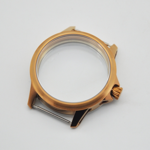 45mm Corgeut Watch Sterile Brass Case Fit ETA 6497 6498 Hand Winding Movement