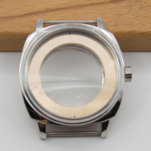 42mm Brushed stainless steel Case ETA 2836 miyota 82 series watch movement