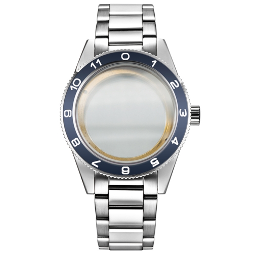 Watches parts 41mm ceramics bezel fit Miyota 8205/8215,ETA 2836/2824,DG2813/3804 Watch Case stainless steel strap