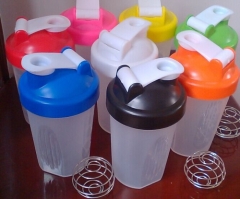 BPA Free Gym 400ml Plastic Protein Shaker Bottle