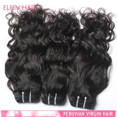 【13A 1PCS】Brazilian Virgin Hair Natural Wave Grade 13A Elfin Hair