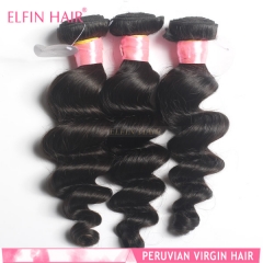 【13A 1PCS】Peruvian Loose Wave Virgin Hair 13A Grade Elfin hair