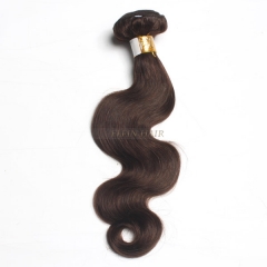 12-26 Inch #2 Brown Body Wave Virgin Hair Weave 100g/bundle