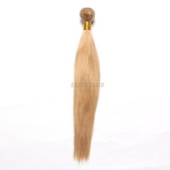 12-26 Inch #27 Blonde Straight Virgin Hair Weave 100g/bundle