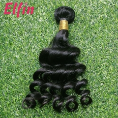【14A 1PCS】10-30 Inch 14A Grade Elfin Hair Malaysian Virgin Hair Loose Curly