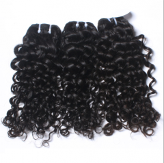 3PCS Hair Bundles New 12A Malaysian Italy Curly 8-30inch Hair 100% Human Virgin Hair Extensions Natural 1B Color