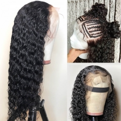 Elfin Hair 13*4 HD Lace Frontal Wig Wet And Wavy Culrs Deep Wave Curly Undetectable HD Lace/Transparent Lace 250% Density