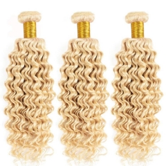 3PCS #613 Malaysian Deep Wave Bundles Virgin Hair 3 Bundles High-Quality Extension Customize in 15 days！