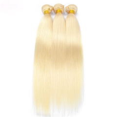 Elfin Hair 3PCS #613 Brazilian Straight Hair Bundles Virgin Hair 3 Bundles High Quality Free Shipping Hair Extensions