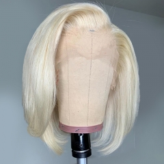 Elfin Hair 613 Straight Hair Bob Wig 13*4 Lace Frontal Wig 180% Density Invisible Lace Wig 