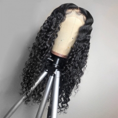 Elfin Hair 4*4/13*4 Indian Curly Wig 16-30inch 200%/250% Density HD Lace/Transparent Lace Closure Wig Lace Frontal Wig Free Shipping