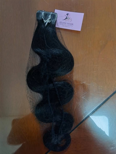 【13A 1PCS】Elfin Hair hair extension Peruvian Kinky Curly Virgin Hair Grade 13A Elfin Hair