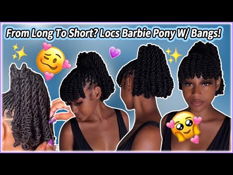 locs with bangs