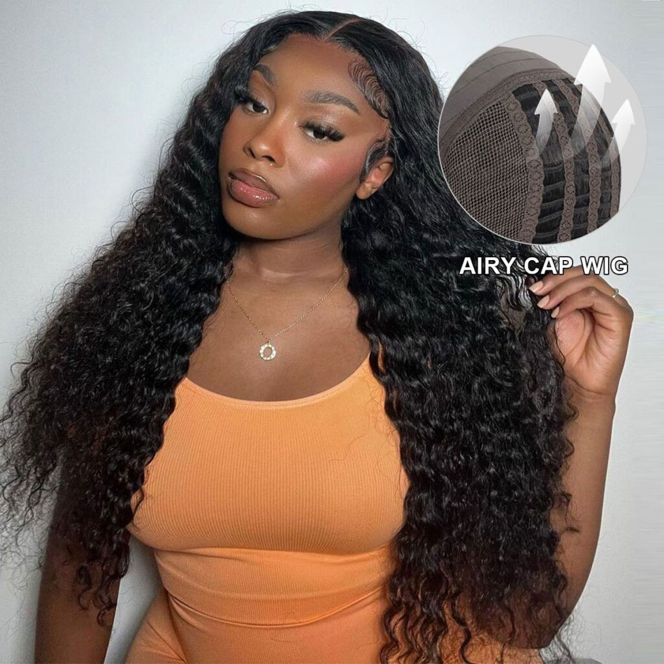 glueless lace front wig human hair