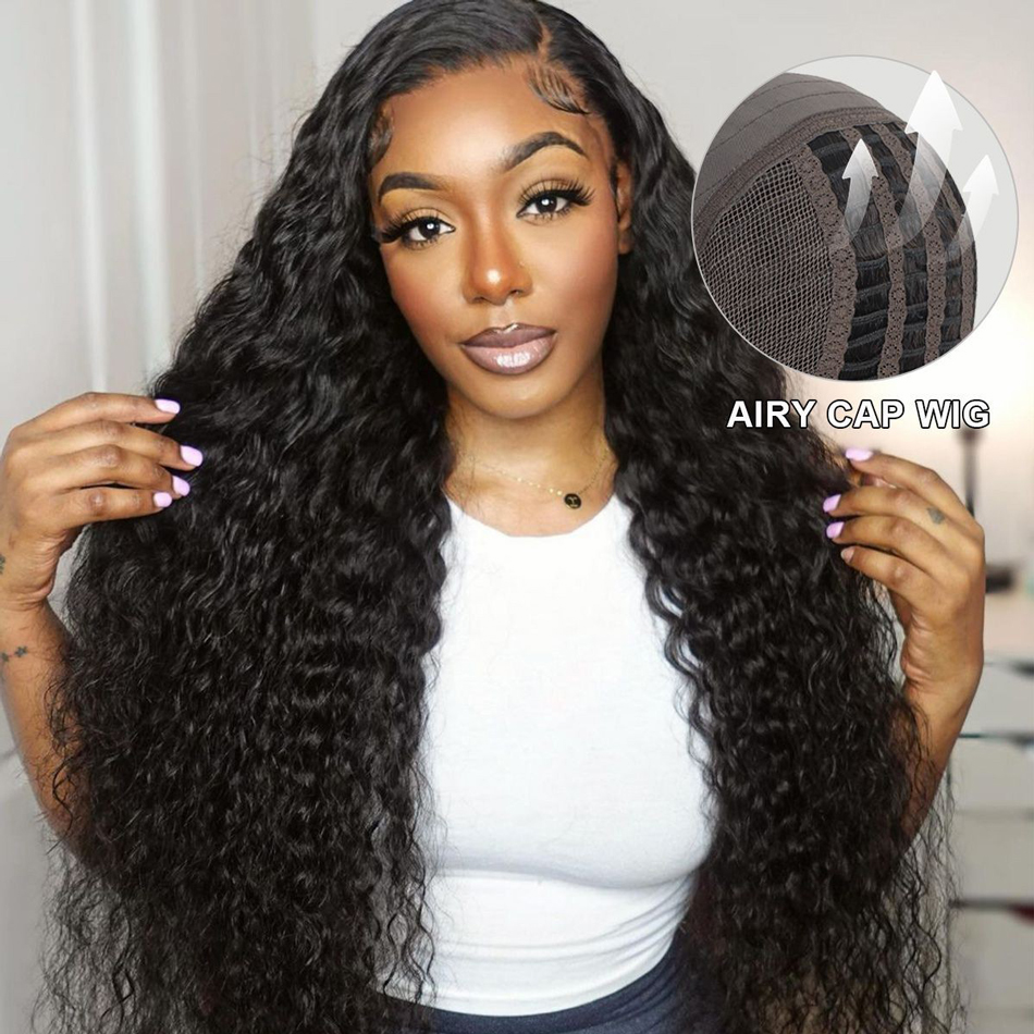 glueless lace front wig human hair