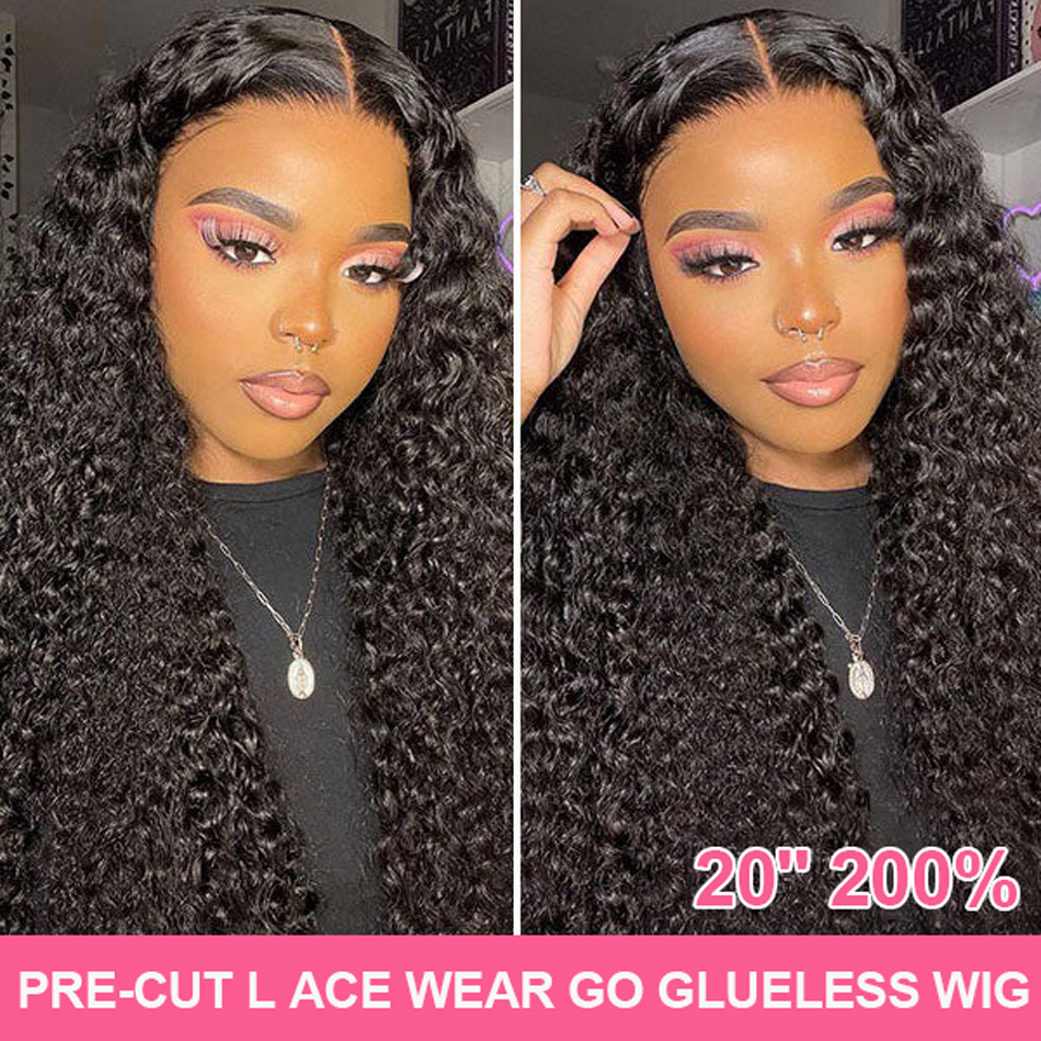 invisible glueless lace front wig