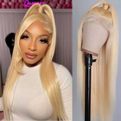 Full Lace Wig 613 Blonde 180% Density Transparent Lace Wig Straight/Body Wave Luxury Wig Preplucked Hairline Wig Brazilian Wig