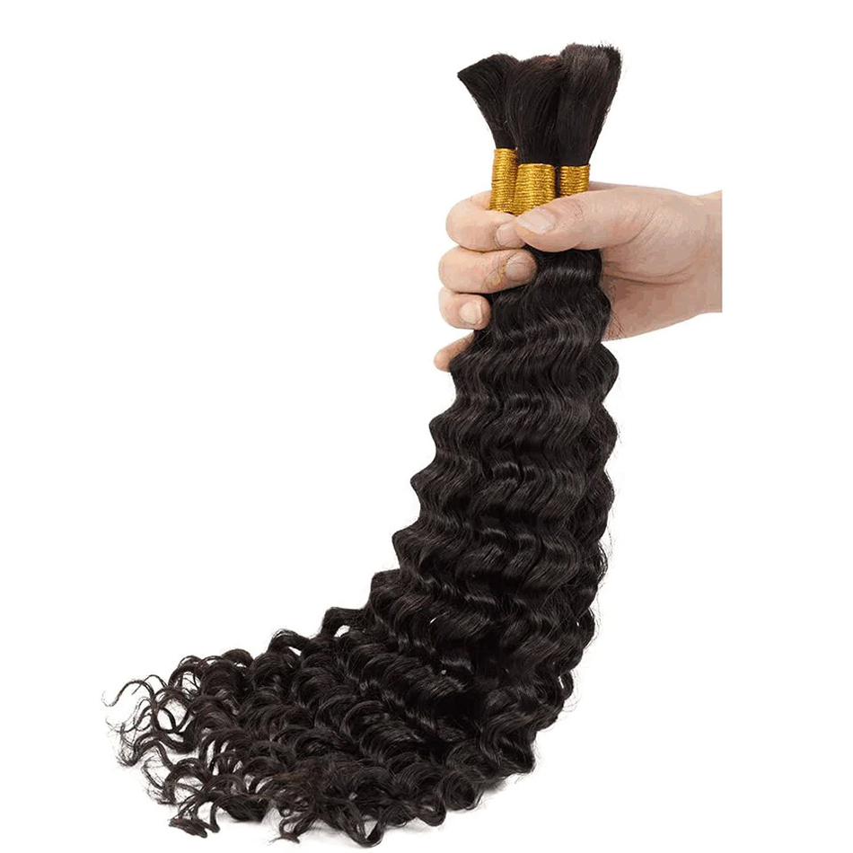 deep wave braiding hair