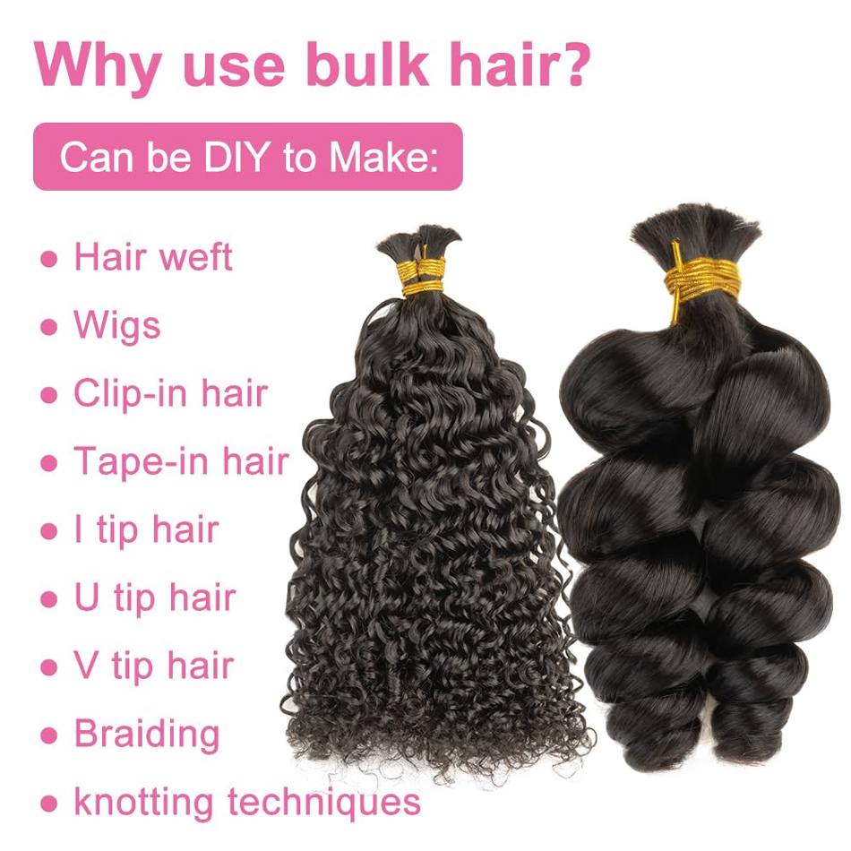 why choose elfinhair human hair bulk