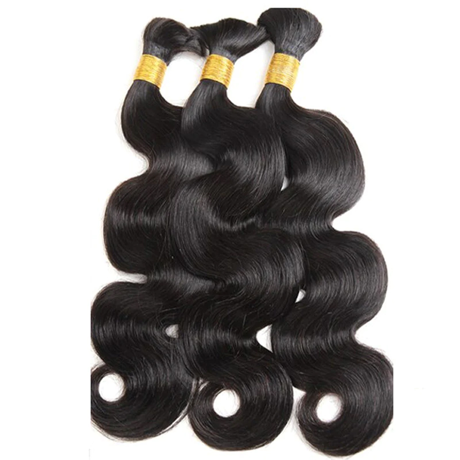 body wave braiding hair with no weft