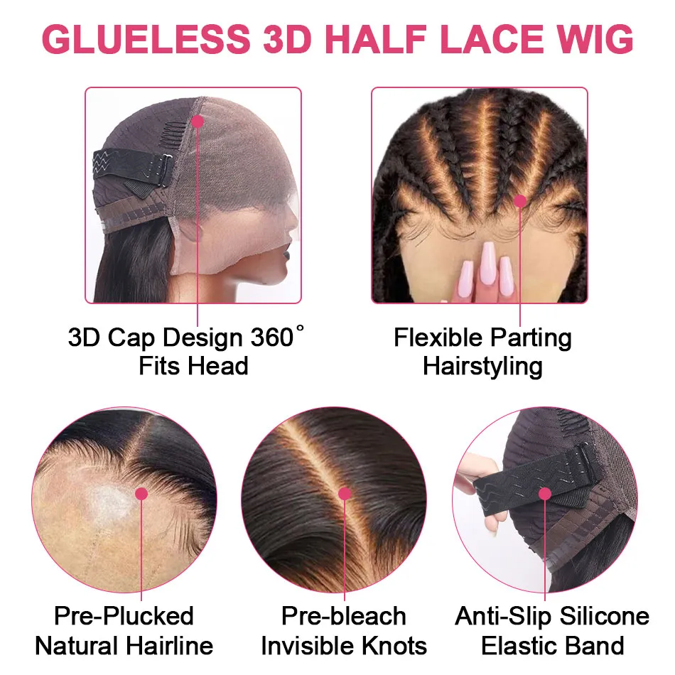 Elfin Hair glueless lace wig
