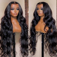 【13X6 HALF LACE】Big Lace Area Body Wave Transparent/HD Lace Frontal Wig 250% Density Full-Max  Invisible Knots