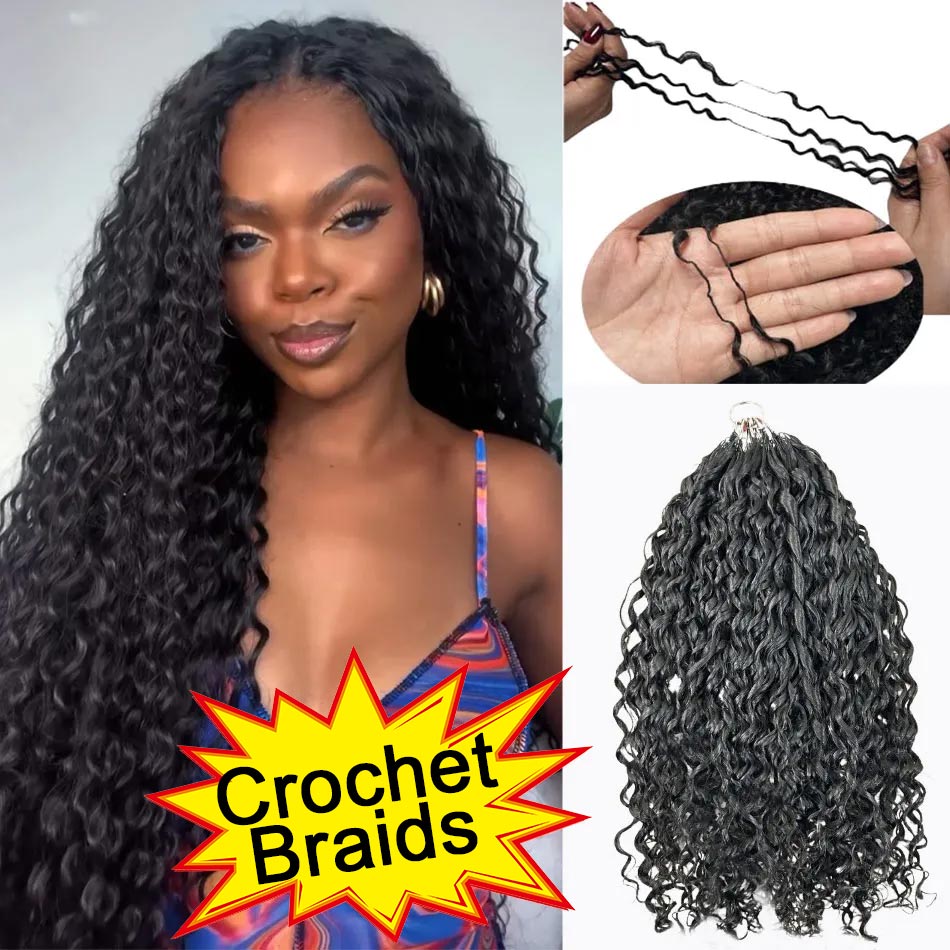 feather crochet hair
