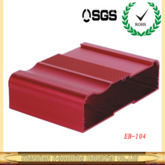 Chinese red color aluminum extrusion enclosures